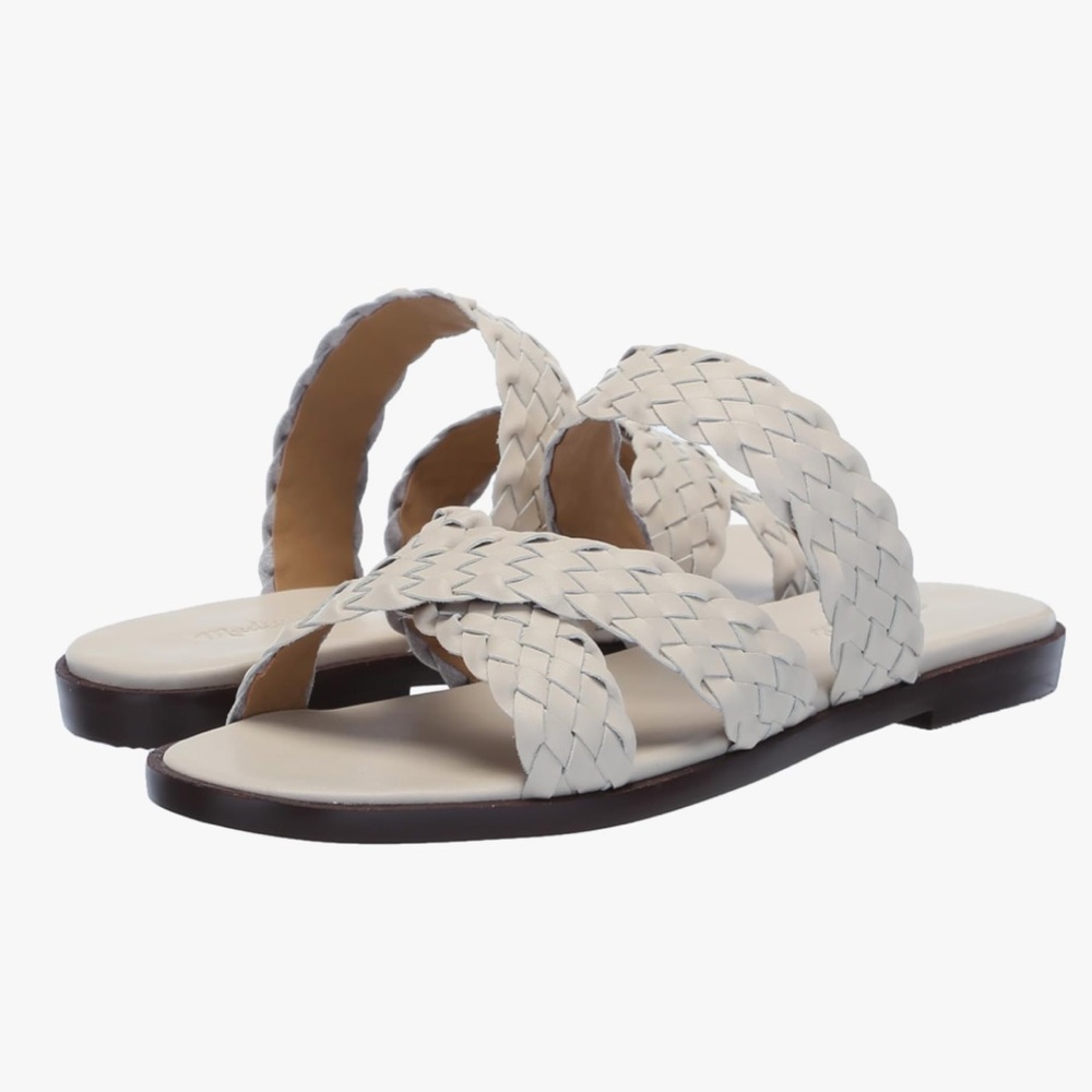Madewell Trace X-Band Slide Sandal in Ecru 8